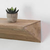 Small Wedge Wood Floating Wall Shelf - Natural